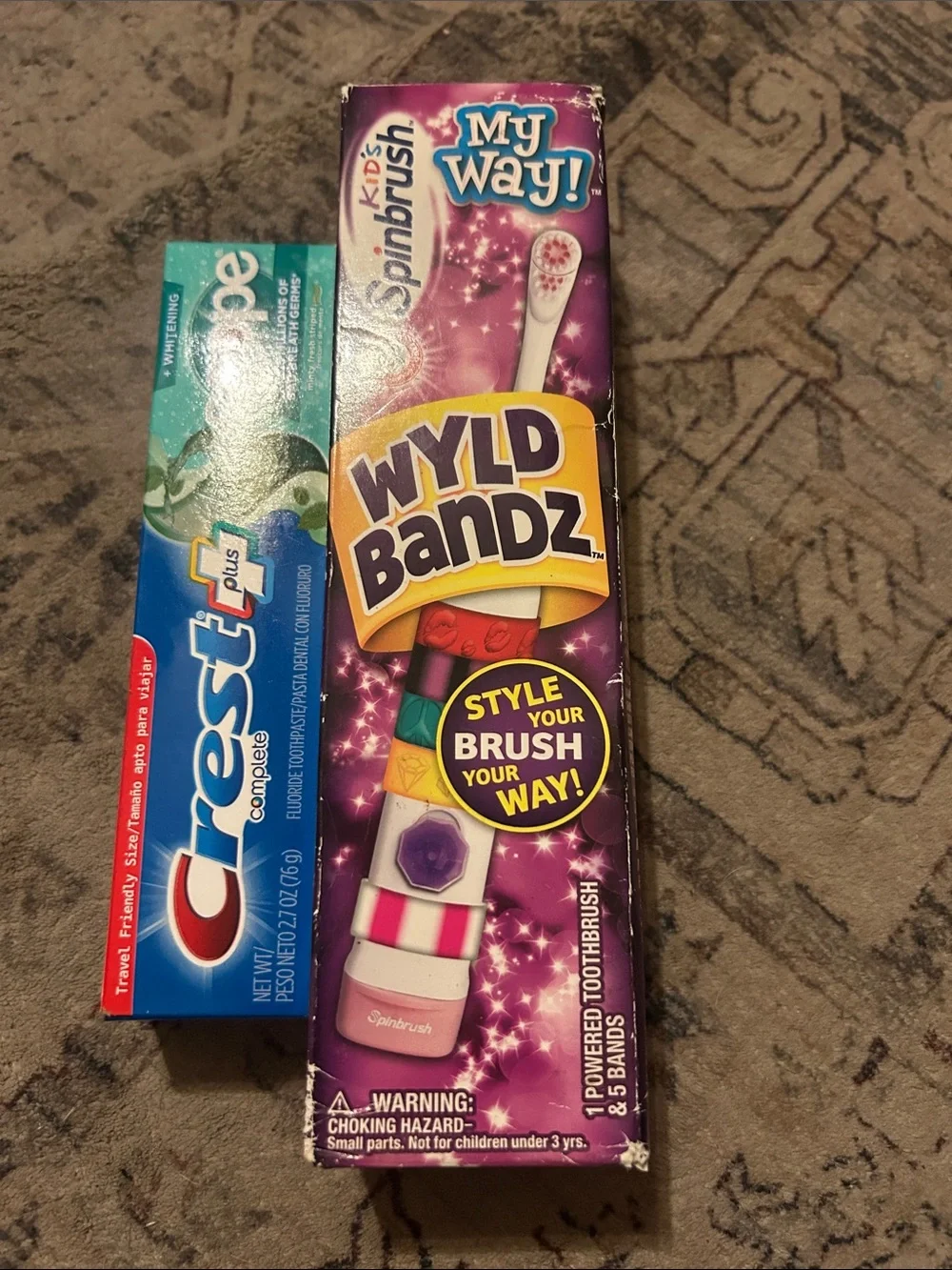 Wyld Bandz Kids Toothbrush Bands - Pink & Purple